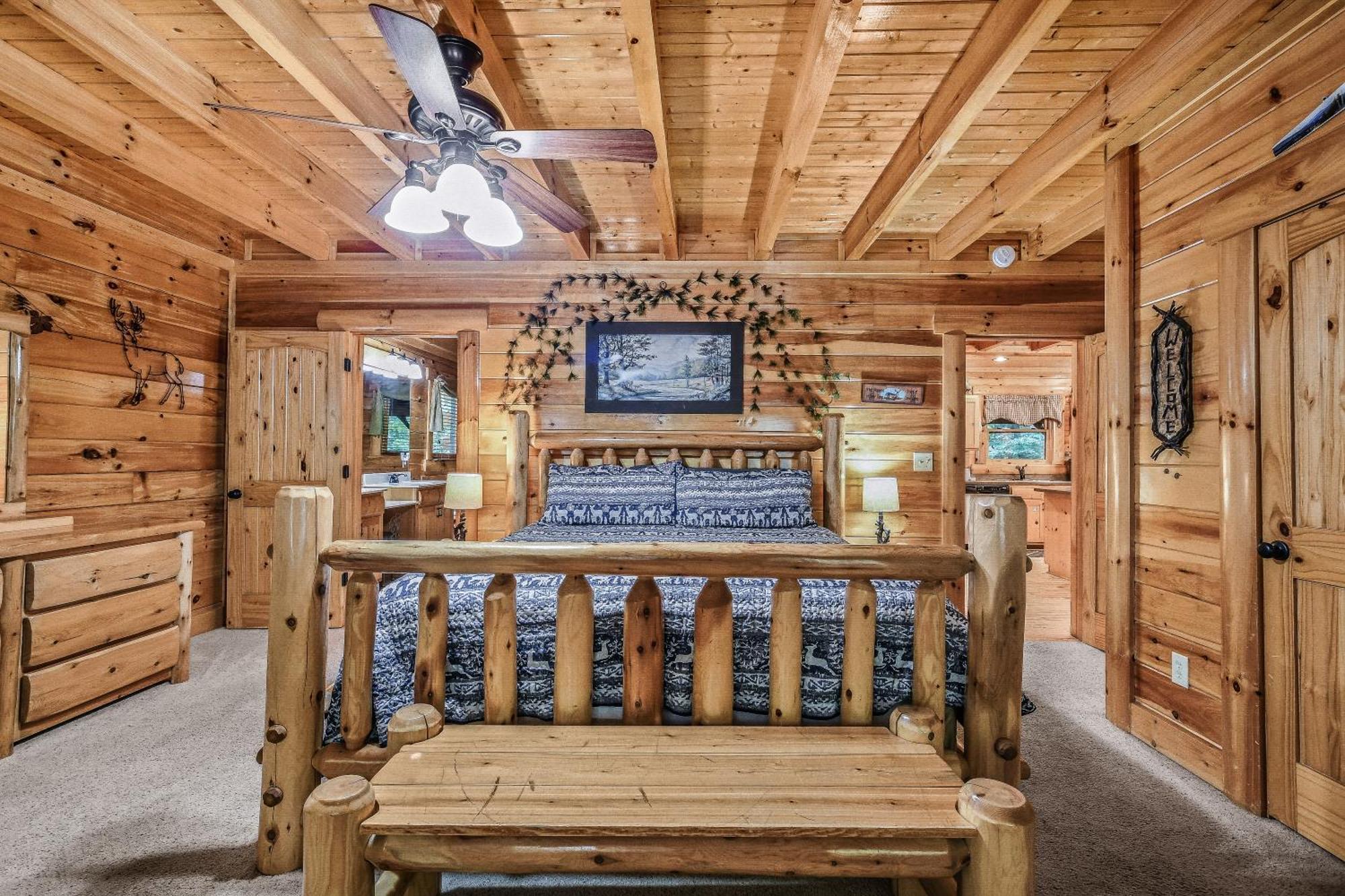 Mountain Spirit Cabin Waldens Creek Buitenkant foto