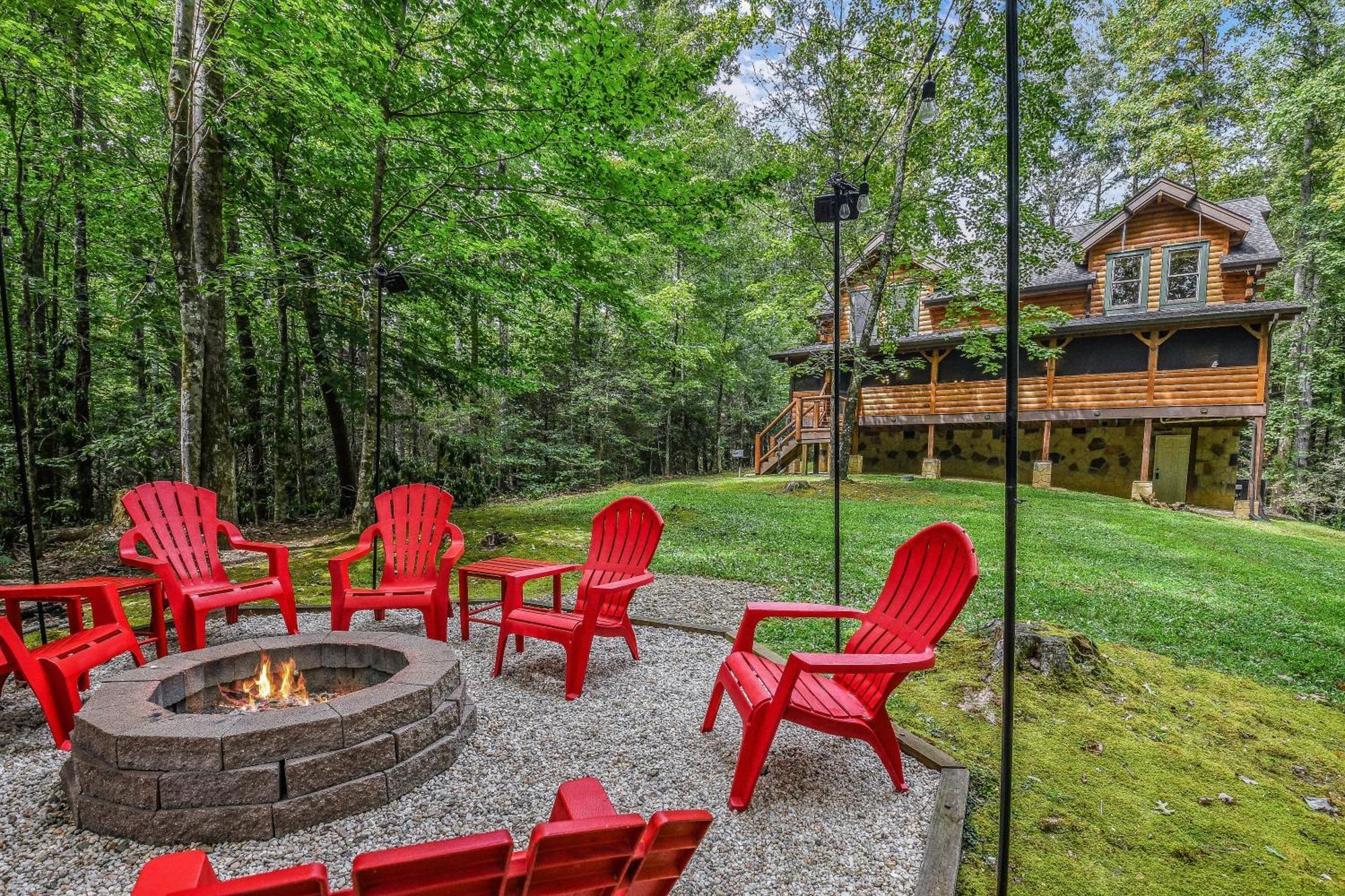 Mountain Spirit Cabin Waldens Creek Buitenkant foto