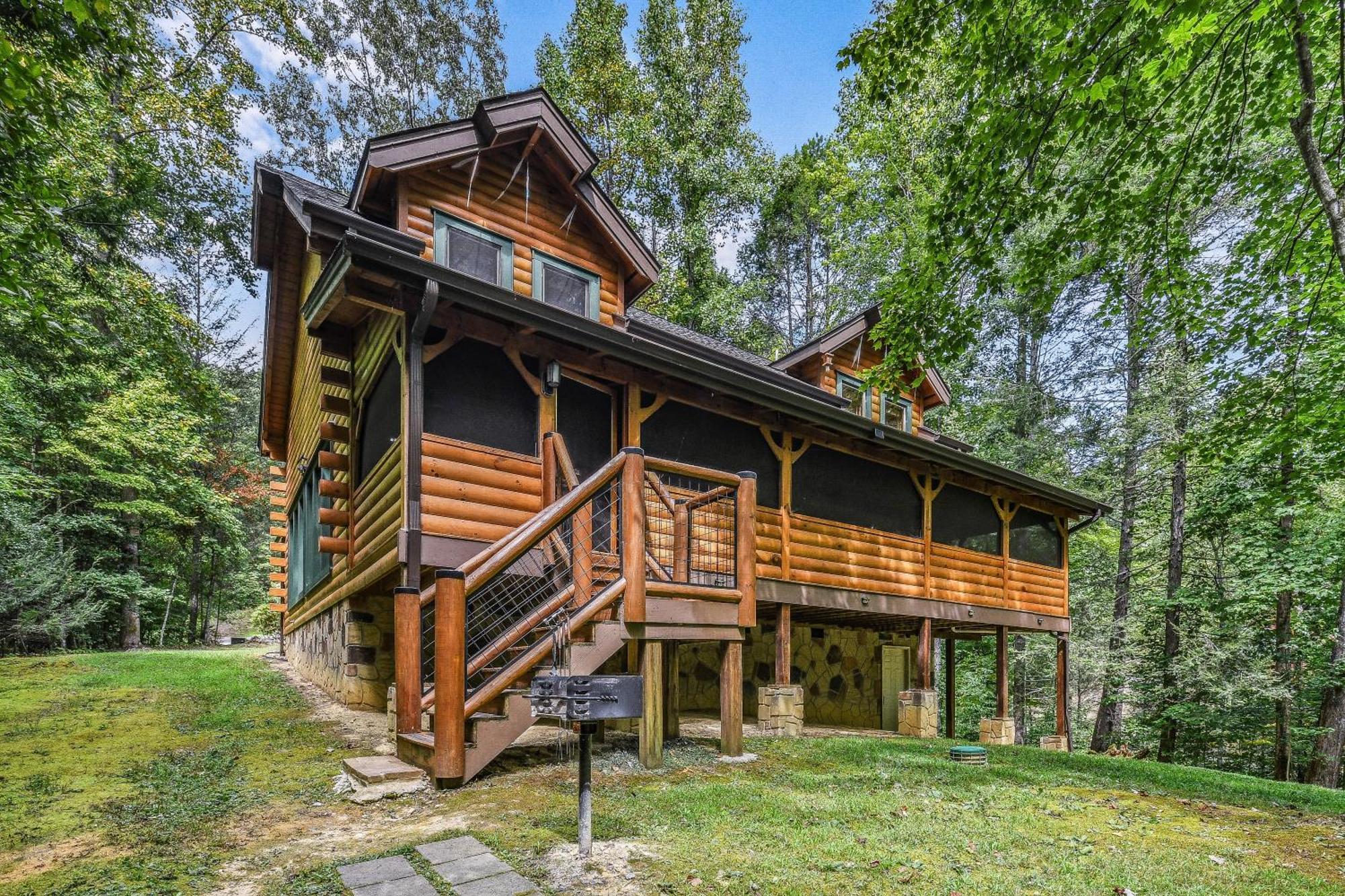 Mountain Spirit Cabin Waldens Creek Buitenkant foto