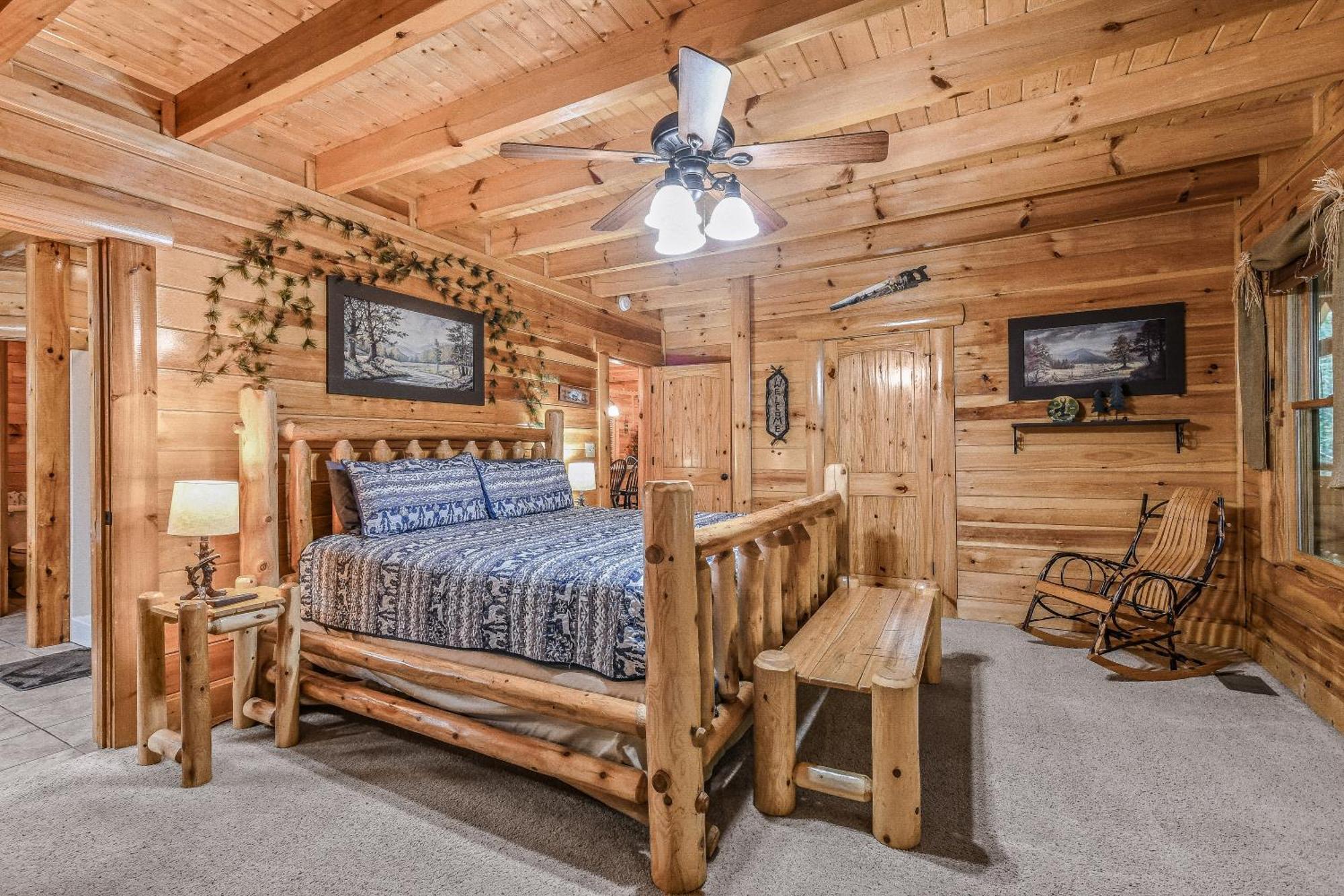 Mountain Spirit Cabin Waldens Creek Buitenkant foto